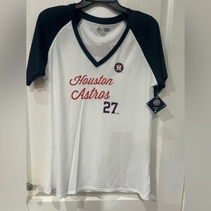 Genuine Merchandise Houston Astros White and Navy Jersey #27 Jose Altuve NWT!!
